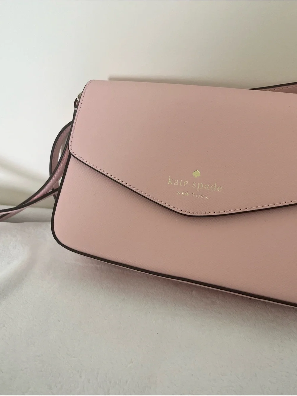 kate spade Blush Pink Saffiano Leather Crossbody